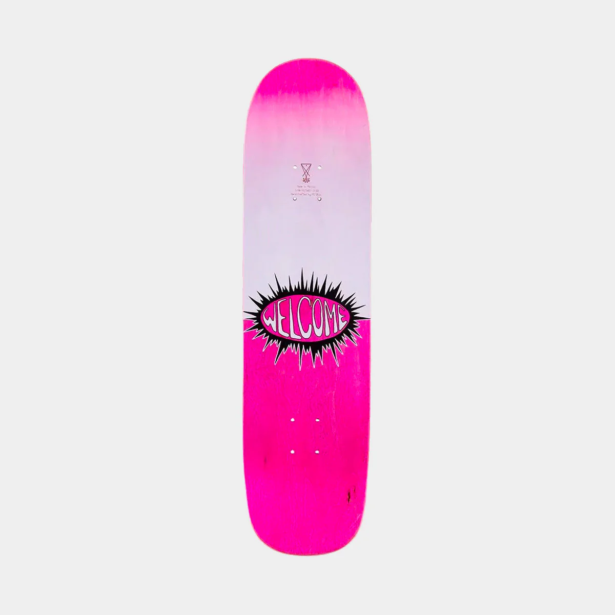 Welcome Hierophant on Big Bunyip Skateboard Deck Teal/Black - 8.5" - Image 2
